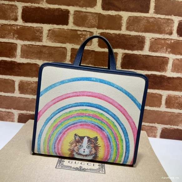 First bag ru tote bag star strawberry GUCCI Children's 0823